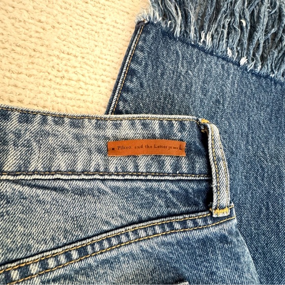 Anthro Pilcro Fringe Ankle Jeans 29 - Picture 10 of 16